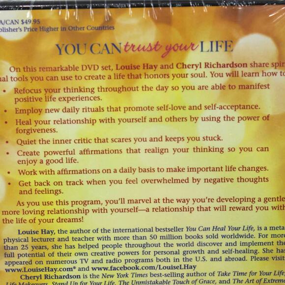You Can Trust Your Life Louise Hay & Cheryl Richardson DVD - Picture 4 of 6